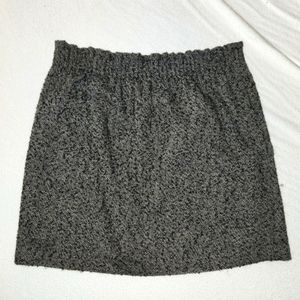 NWT J Crew Mini Skirt Size 8 Black White Medium Pockets New Elastic Waist